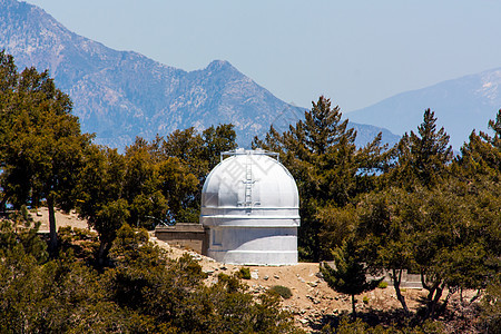 威尔逊山天文台许多望远镜之一天线历史性行星广播科学天文学图片