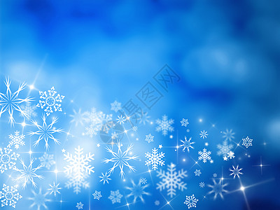 x马卡卡庆典墙纸镜框蓝色季节框架仪式白色雪花风格图片