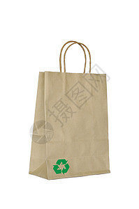 纸袋环境折叠市场店铺回收生态零售包装剪裁购物图片