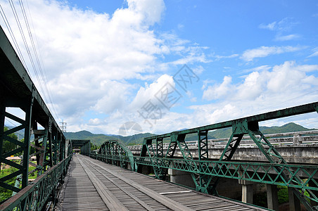 Pai纪念桥工业地标旅行纪念馆岩石河道技术旅游蓝色建筑学图片