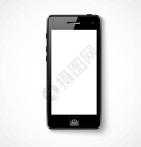 带白屏幕的移动电话框架电脑空白电话触摸屏药片访问工具阴影黑色图片