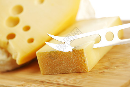奶酪和奶酪刀奶制品午餐早餐产品立方体气味美食生活食品小吃图片