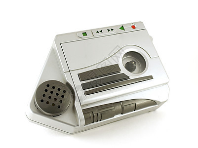 旧音乐播放器 磁音球员录音机音乐电子产品磁带绿色记录扬声器技术按钮图片