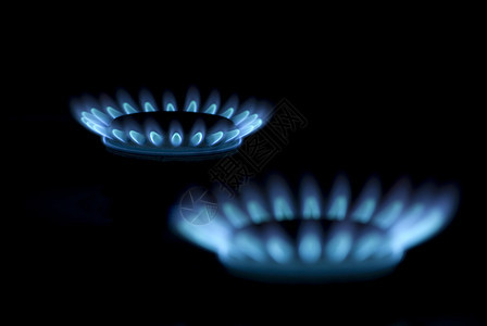 天然气气体白炽燃烧厨房烤箱甲烷火炉力量丙烷燃料蓝色图片