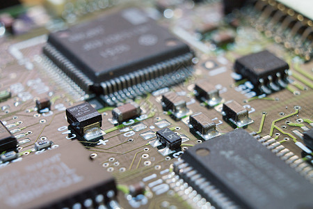 机载电子电路芯片计算制造母板电路板处理器电脑打印半导体工程导体图片
