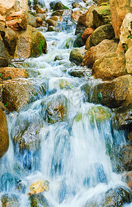 连级力量运动石头环境溪流风景流动岩石瀑布图片