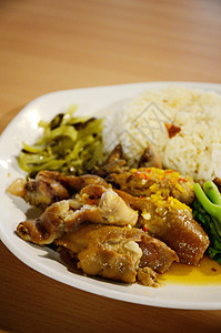 猪腿和大米 白菜蔬菜猪脚食物营养菜单烹饪午餐筷子饮食美食辣椒图片