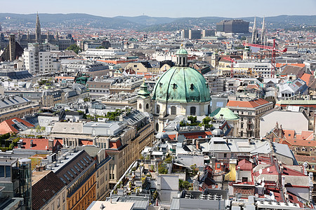 奥地利维也纳建筑学建筑教会宗教中心市中心旅行正方形地标全景图片