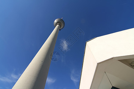 柏林电视塔吸引力通讯历史城市首都天空地标收音机观光播送图片