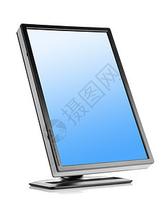 孤立监视器电脑纯平个人设备晶体管职业空白观点薄膜电脑显示器图片