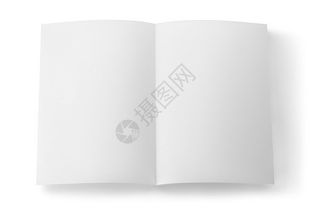 孤立的白皮书白页折叠白色床单住宅小区文档阴影背景图片