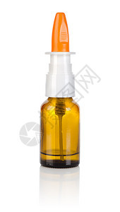鼻喷瓶子药品棕色对象感冒液体玻璃流感疾病背景图片