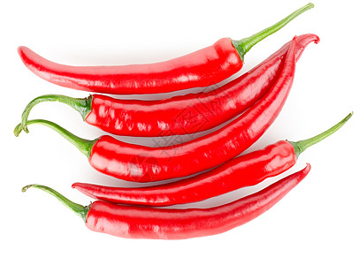 红辣椒图形孤立的辣椒胡椒红辣椒食物蔬菜红色背景
