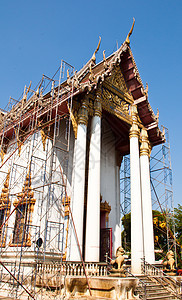 是在家具里蓝色建筑旅游天空寺庙城市遗产佛塔文化历史图片