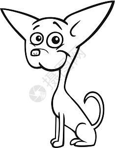 奇瓦瓦的彩色书狗漫画图片