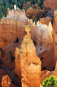 布莱斯峡谷旅游石头荒野巨石锤子悬崖戏剧性橙子编队公园图片
