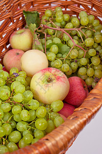 苹果和葡萄团体营养水果甜点维生素坡度味道食物静物篮子图片