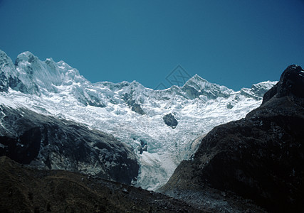 山 秘鲁爬坡山峰岩石风景天空石头高地高度蓝色山脉图片