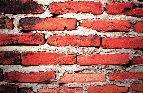 红砖墙建筑接缝石工风格装饰砖墙黏土推介会墙纸长方形图片