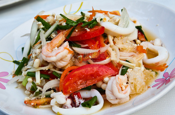 泰国辣味海鲜沙拉图片