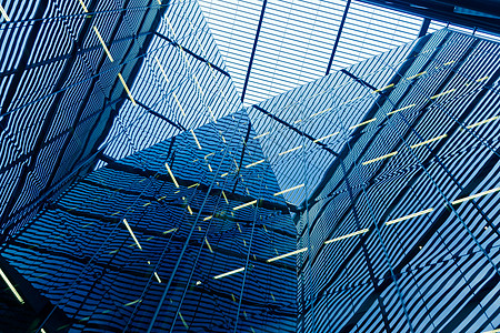 办公大楼抽取建筑学蓝色城市办公室框架建筑窗户镜子对角线市中心图片