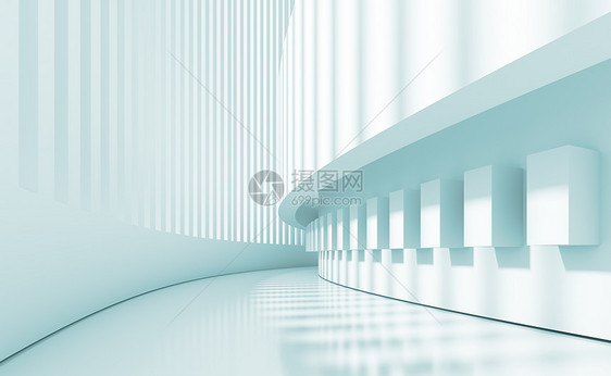 建筑结构背景蓝色走廊技术城市天花板艺术竞技场大厅地面商业图片