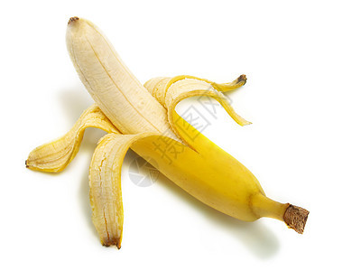 孤立的冷冻香蕉图片