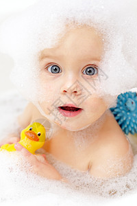 婴儿洗澡卫生鸭子孩子橡皮童年女孩身体肥皂水情感泡沫图片