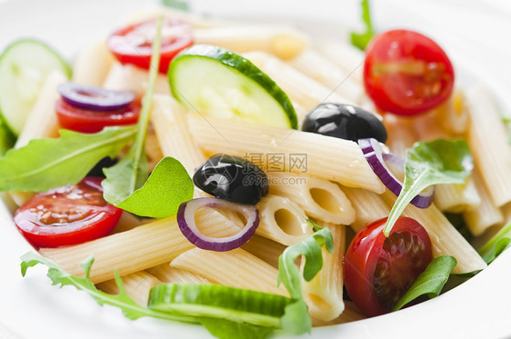 面食沙拉西红柿黄瓜蔬菜选择性烹饪食物美食焦点草本植物洋葱图片
