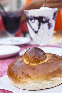 西西里面花岗岩和薄饼美食浆果鞋垫果子乡村玻璃奶油面包甜点食物图片