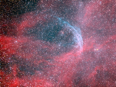 WR134 野狼射线星和环星图片