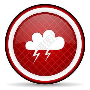 白色背景上的红色天气红色图标电话气象互联网气氛商业钥匙网站按钮气候预测图片