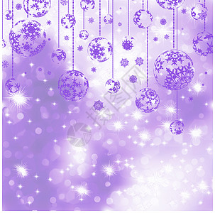 EPS 8 蓝色圣诞节背景 EPS 8装饰品白色薄片雪花星星插图奶油火花褐色奢华图片