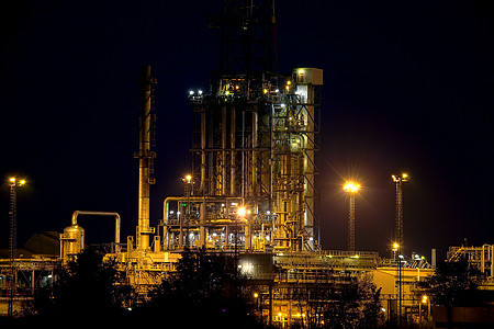 炼油经济工业化学品设施石化生产植物汽油气体燃料图片