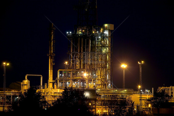 炼油经济工业化学品设施石化生产植物汽油气体燃料图片