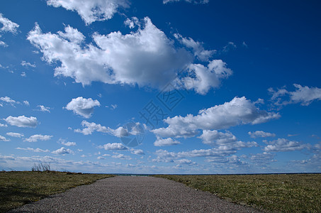 脚路国家天空旅行街道蓝色农村环境海滩风景孤独图片