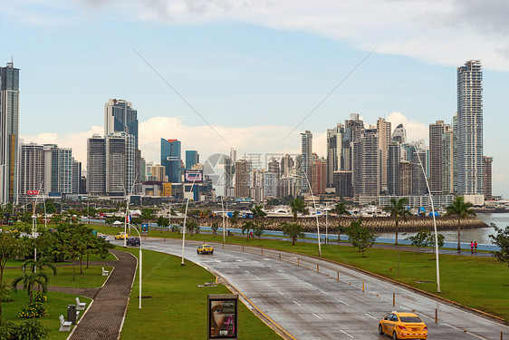 巴拿马市中心天线摩天大楼都市景观摄影天空城市建筑风光外观公寓图片