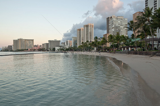 瓦胡岛夏威夷Waikiki海滩城市酒店度假村旅游目的地景观特色沿海图片