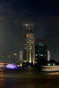 曼谷之夜的景象图片