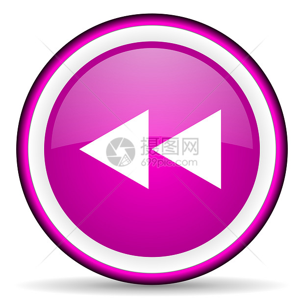 白色背景上的紫色滚动图示读者导航录音机手机音乐喷射网络钥匙互联网控制图片