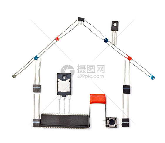 电器房系统工程师半导体电子芯片房子技术控制器电路电容器图片