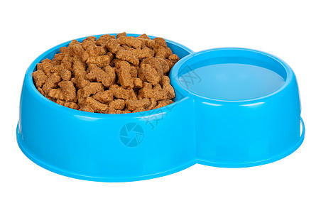 一碗狗食小狗塑料饮食报酬吃饭早餐盘子小吃犬类营养素图片