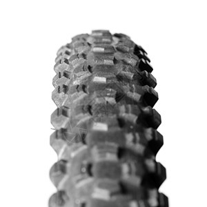 自行车轮胎橡皮灰色运输山地车打印车轮空闲黑色宏观运动背景图片