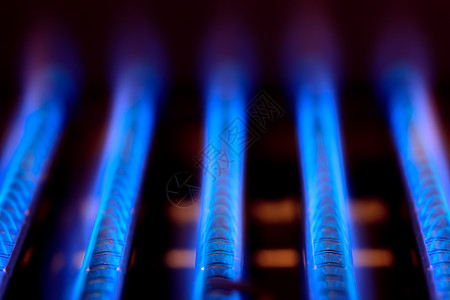燃气火焰房子活力烤箱蓝色烧伤锅炉丁烷火炉力量燃烧背景图片