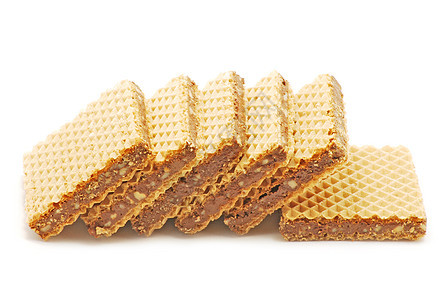 宽度 Wafers宏观胡扯诱惑奶油巧克力棕色糖果品味蛋糕线条图片