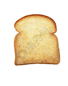 白色背景的面包片块粮食化合物批量谷物面粉脆皮早餐工作室小麦食物图片
