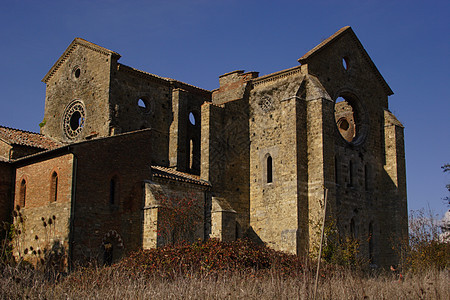 托斯卡纳游客旅游建筑地标废墟历史性建筑学图片