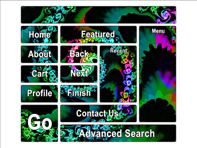 Bright 70s 神经性希ppy Web 界面布局按钮网站艺术玻璃绘画网络电脑标识导航互联网钥匙图片
