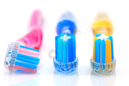 牙刷牙科粉色设备医疗蓝色卫生生活方式黄色医学口腔背景图片