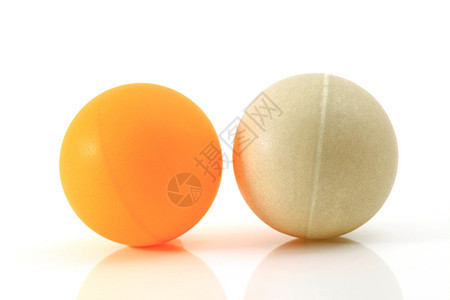 台表网球球白色橙子运动乒乓球圆圈塑料背景图片